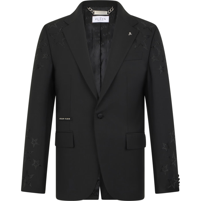 PHILIPP PLEIN Blazer Gigolo Fit Stars Stones