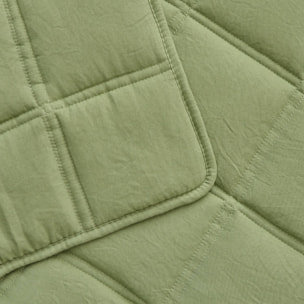 Colcha de microfibra Kong color verde Poliéster