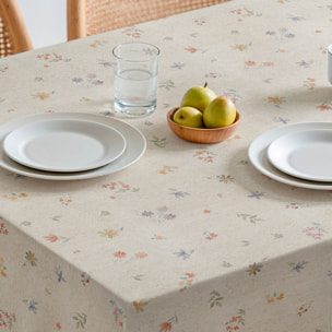 Mantel estampado antimanchas SHAYLA MULTICOLOR