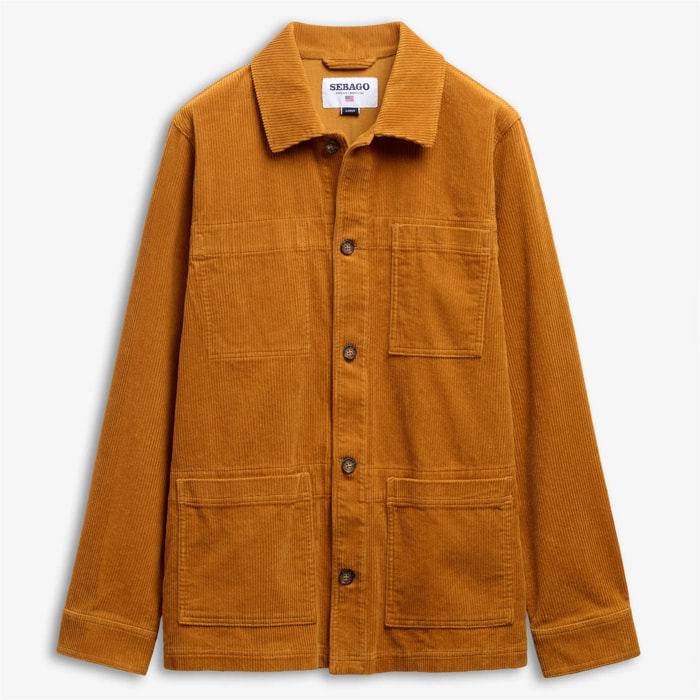 Sebago - Giacche Uomo Donna Giallo - Dorr Corduroy