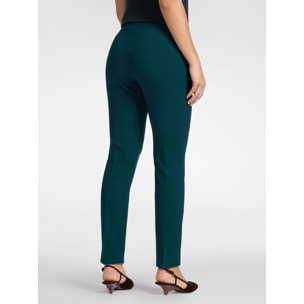 Elena Mirò - Pantaloni slim in tessuto stretch - Verde