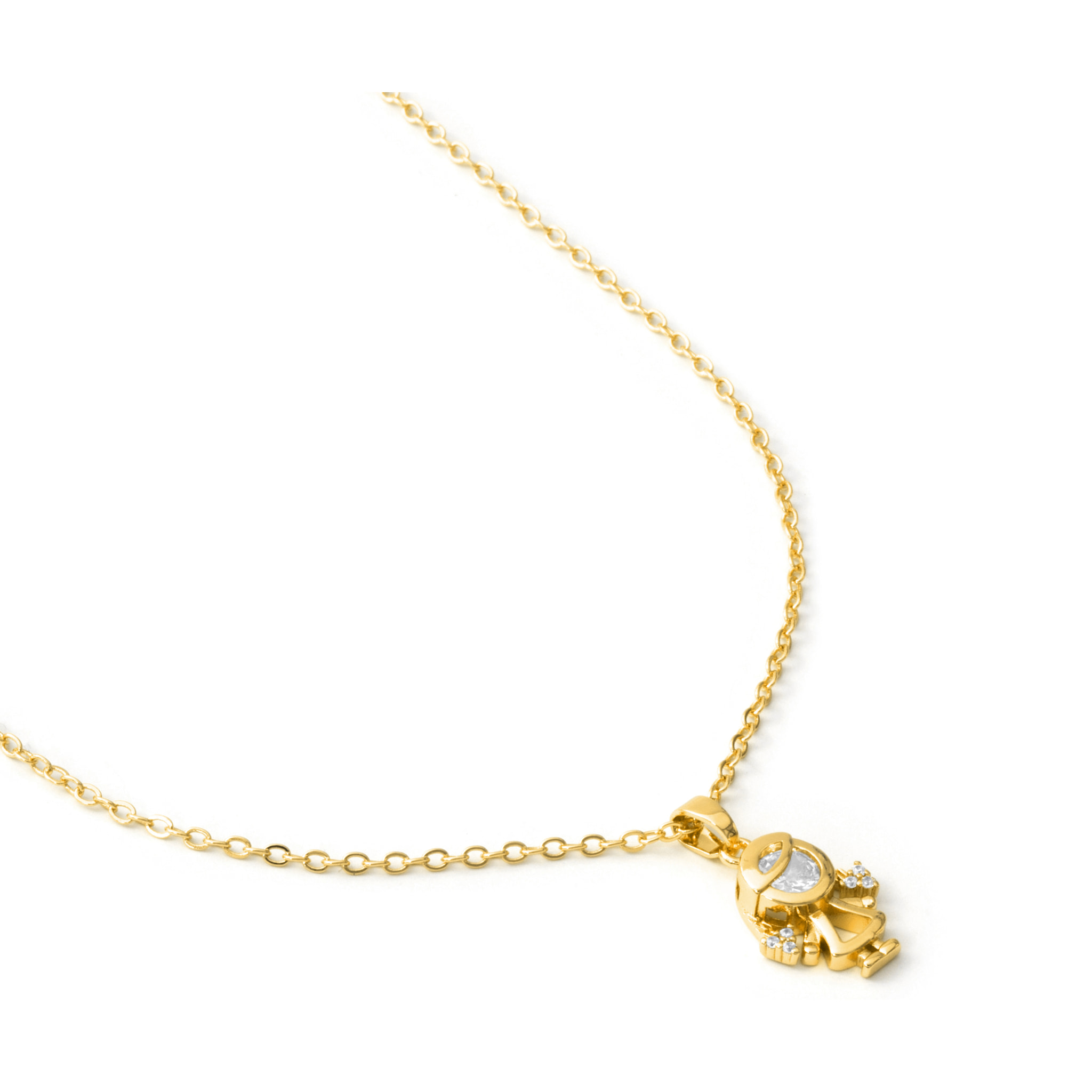 Collar Girl acabado oro amarillo 18k