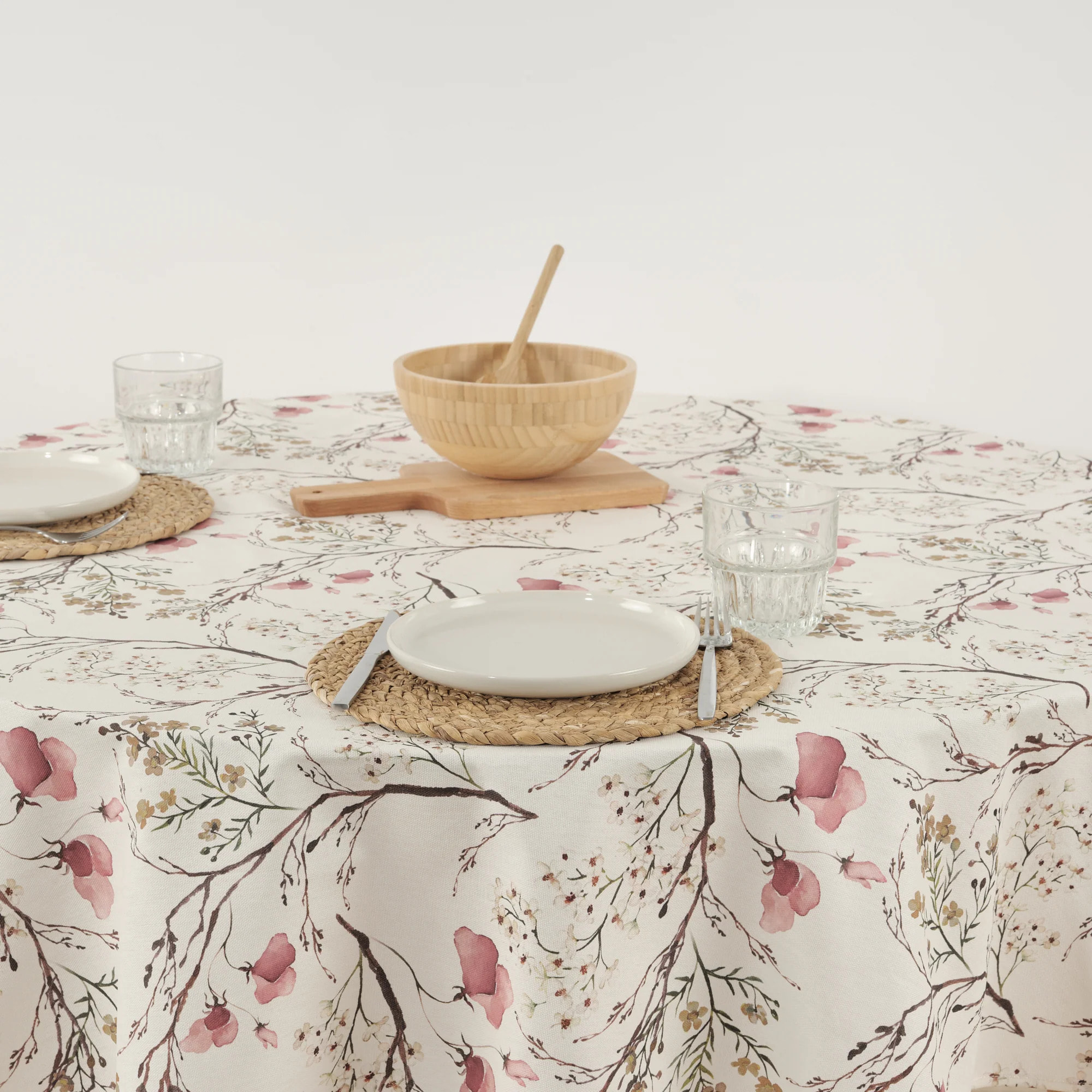 Nappe ronde en résine anti-taches 0120-342