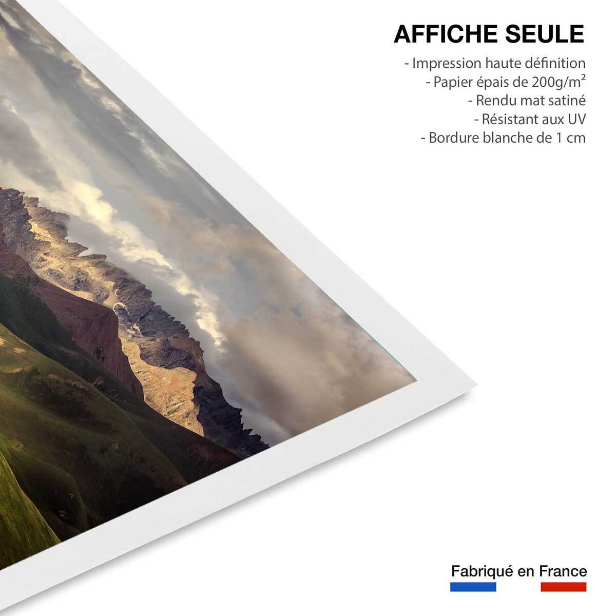 Affiche Plateau Tibetain Affiche seule