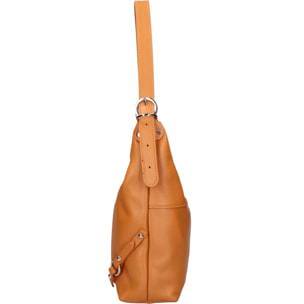 Borsa a spalla da donna In Vera pelle Made in Italy 30x30x9 cm