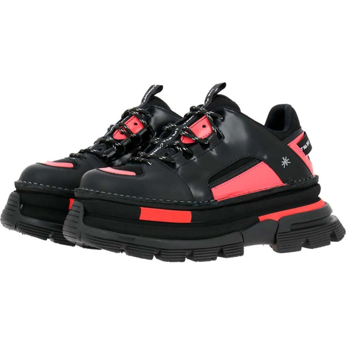 Zapatos 1640 MULTI LEATHER BLACK-PINK/ ART CORE 2 color Black-pink
