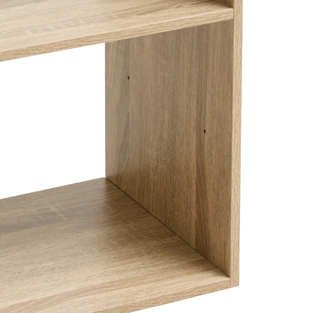 Étagère colonne 3 cases "Mix N' Modul" effet chêne naturel