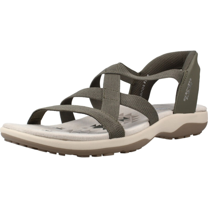 Sandalias Mujer Reggae Slim Stretch Flex Verde