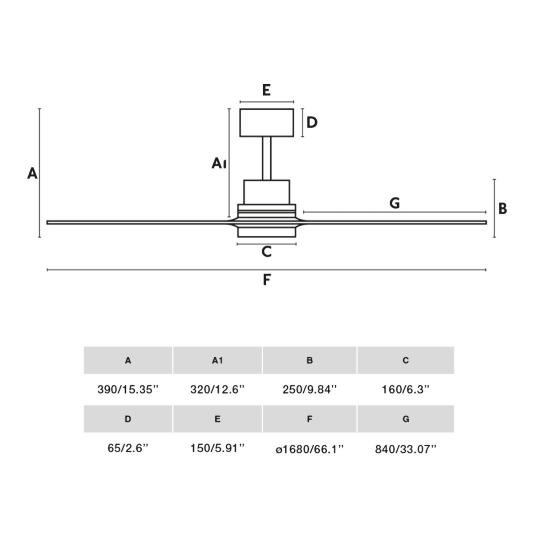 LANTAU XL LED Ventilador de techo níquel mate/pino