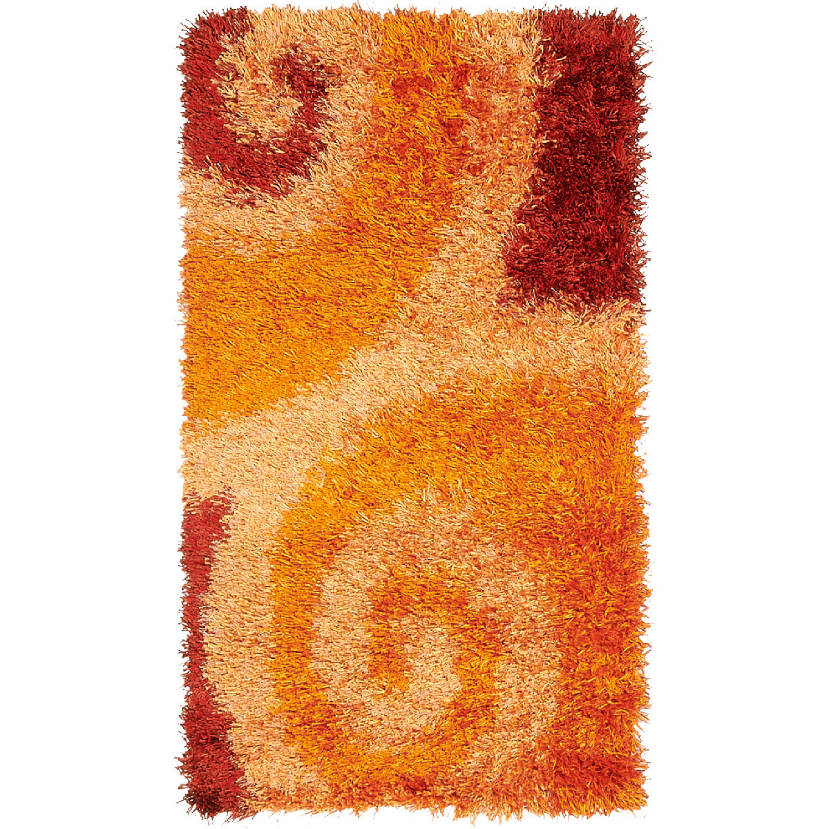 Tapis shaggy fait main motif enfant BURE