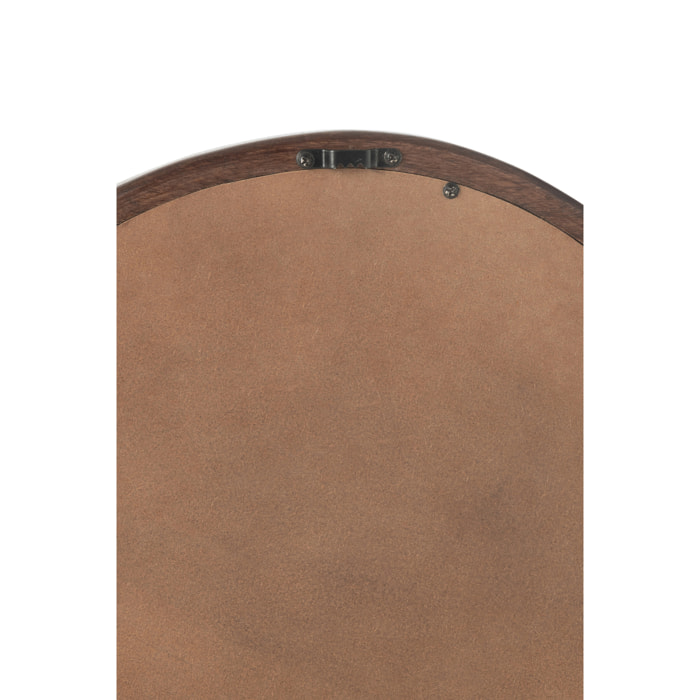 J-Line miroir Whisp - bois - brun - large - Ø 59 cm
