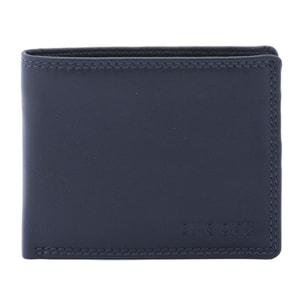 Portafoglio uomo in vera pelle - Modello False - Artigianale - 8.5 x 11.0 x 2.5 cm