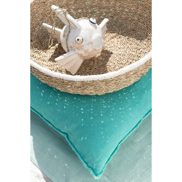 J-Line plat Bord - papier - blanc/marron - set de 2