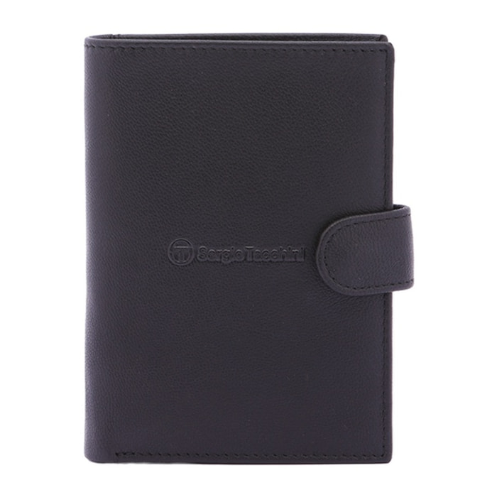 Portafoglio da uomo in vera pelle - Modello False - Casual - 9.0 x 12.5 x 2.0 cm