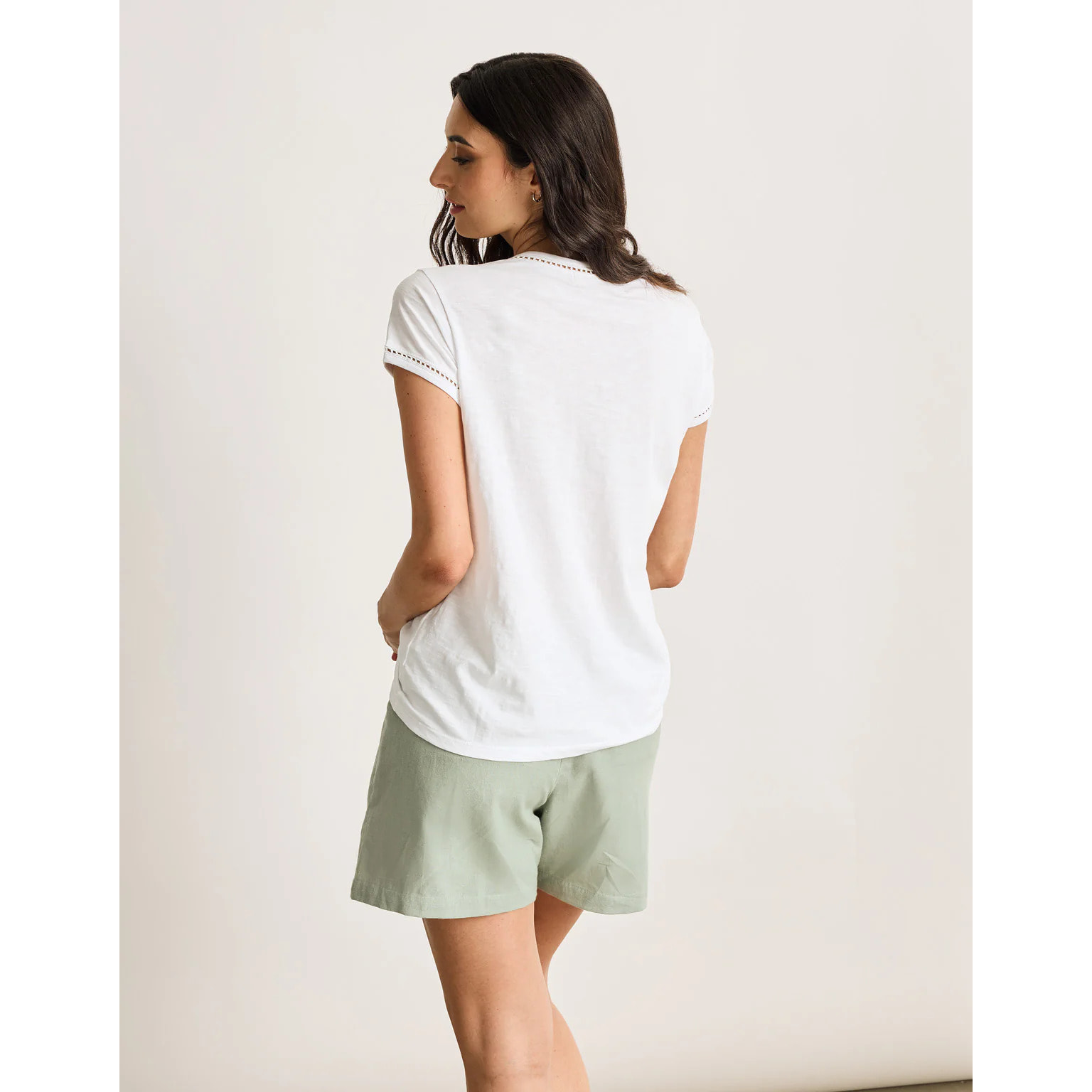 Camiseta Manga Corta Blanco - Folifan