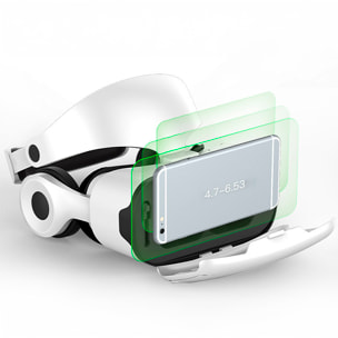 Gafas de realidad virtual para smartphones. Vista panorámica 360º. Compatibles con IOS y Android.