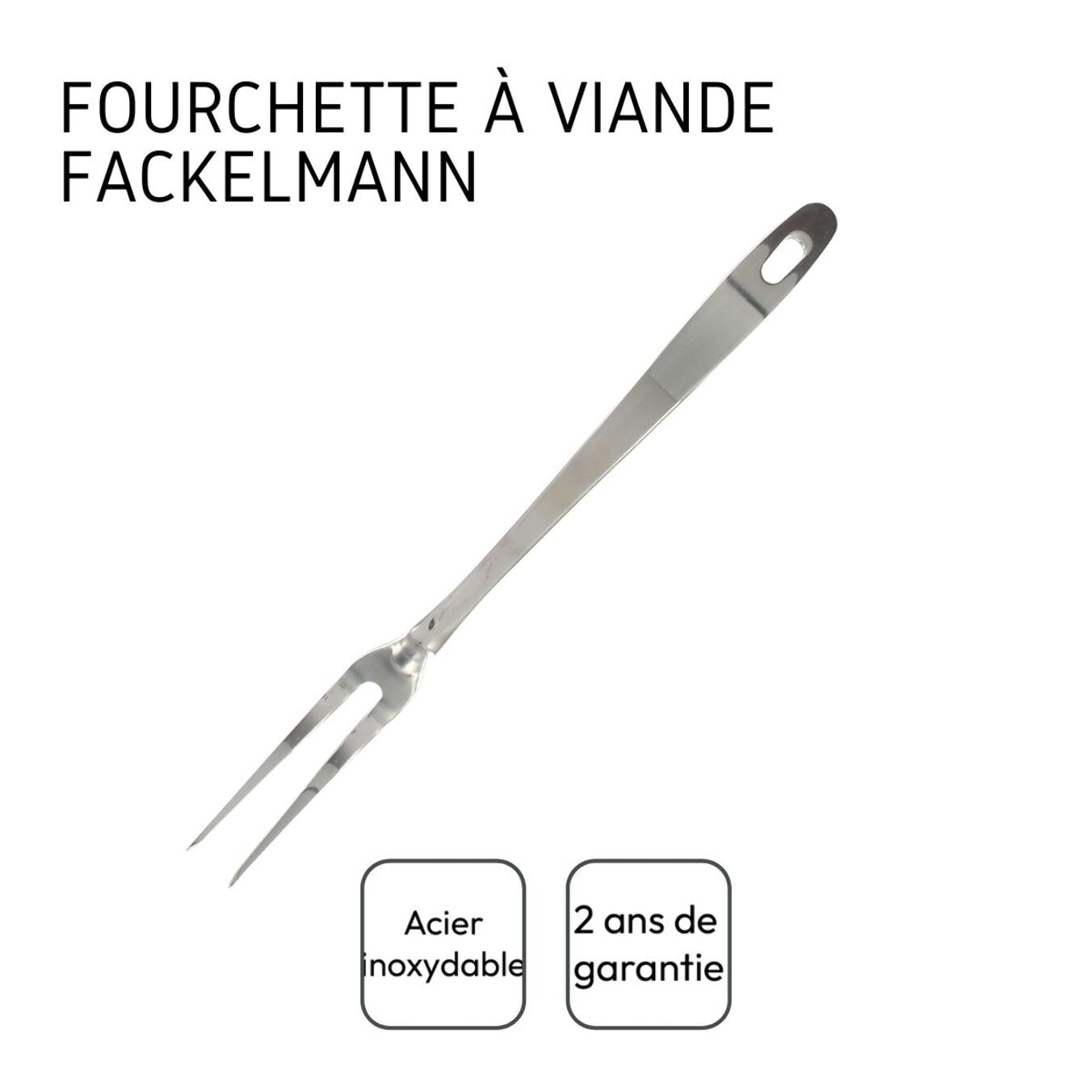 Ensemble de 2 Fourchettes à viande et pour barbecue 2 piques 30,5 cm Fackelmann Oxford