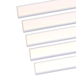 Forlight Sistema Lineal LED 300mm Aluminio Opal - Iluminación Eficiente y Moderna para el Hogar, Tecnología LED 4000K, Diseño Duradero en Aluminio y Policarbonato