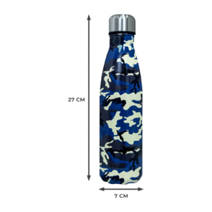 Borraccia Termica 500ml Bottiglia Thermos Modello Camo