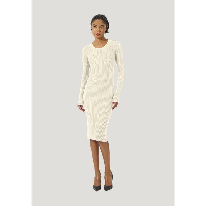 Abito Fine Merino Rib Dress