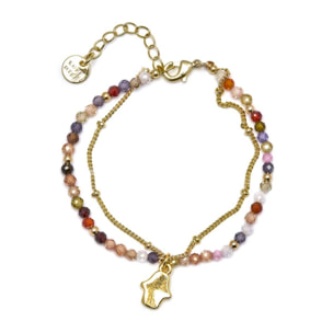 Pulsera Lux by Lux acabado en Oro Amarillo de 18 Kts