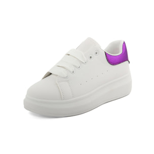 Sneakers Donna colore Viola-Altezza tacco:3,5cm