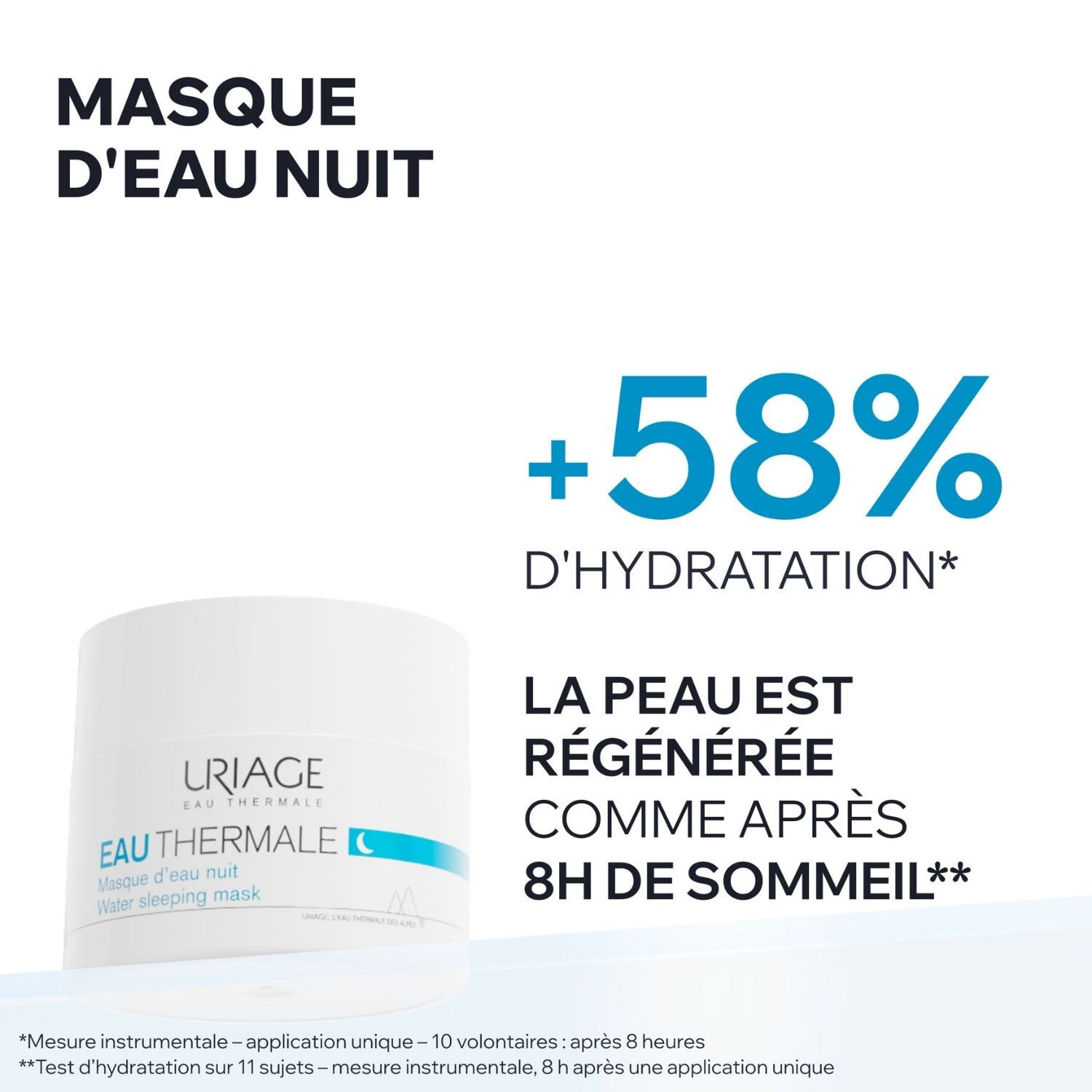 Eau Thermale - Masque d'Eau Nuit - Désaltérant 50 ml