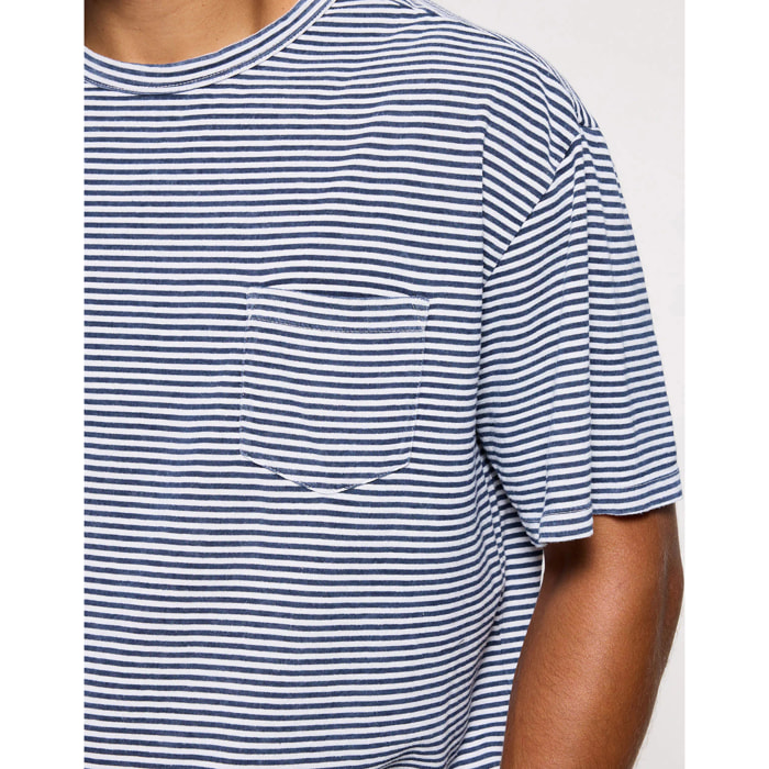 Camiseta Manga Corta Azul Marino - Efuete