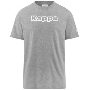 Kappa - T-Shirts & Top Uomo Grigio - Logo Fromen