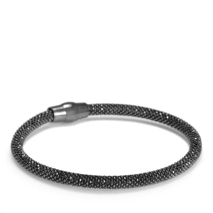 Bracciale in filo d'argento 925 intrecciato