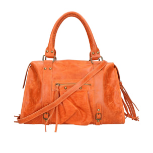 Borsa a spalla da donna - Modello Elara - Vera pelle - 41.0 x 28.0 x 13.0 cm