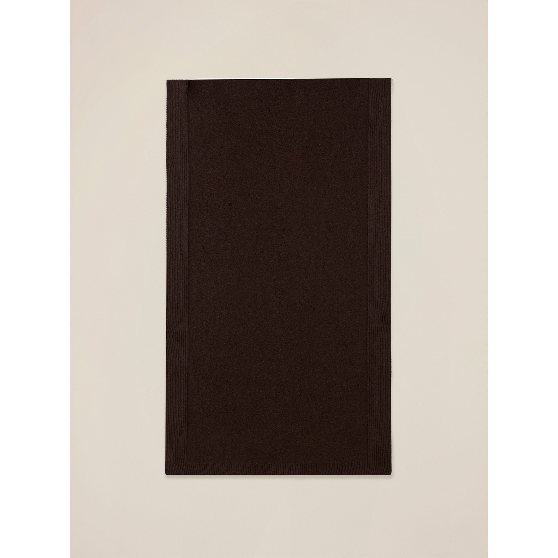 Oltre - Maxi sciarpa in maglia misto viscosa - Marrone