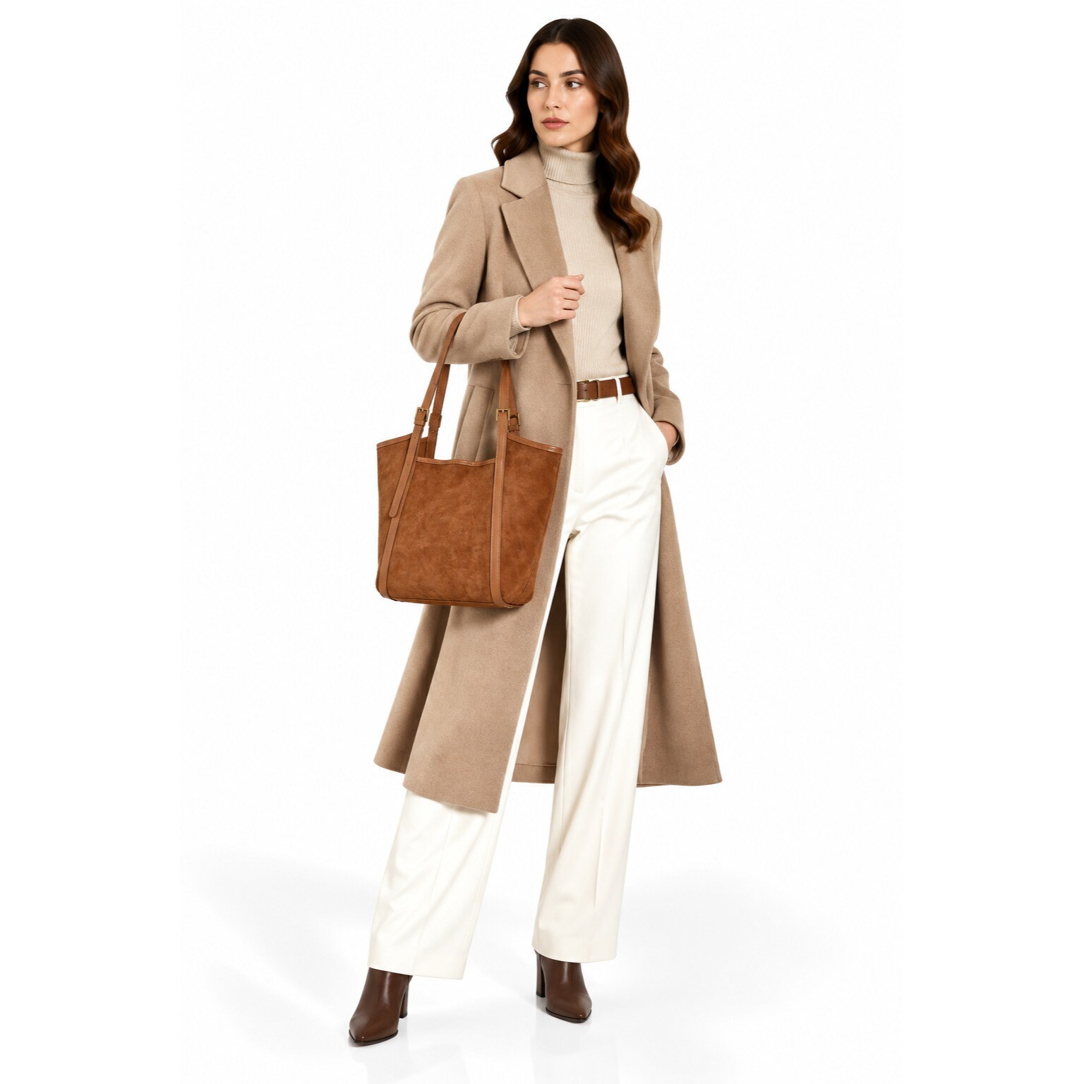 Tote Anna Luchini Cammello