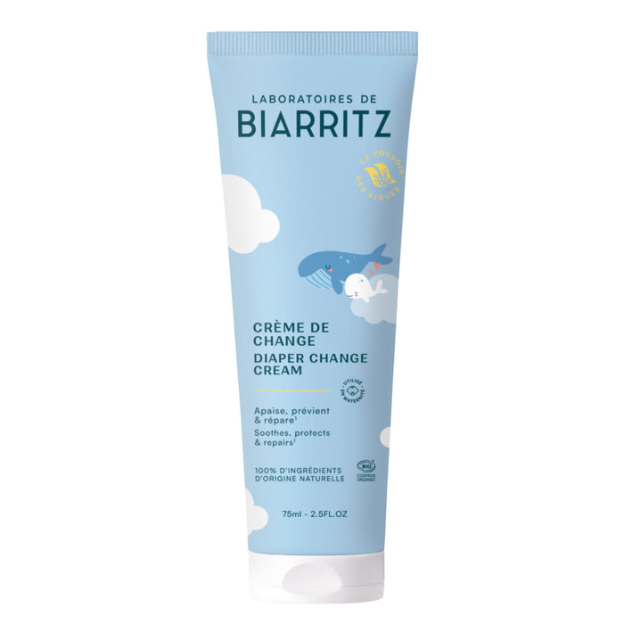 Bébé - Crème de Change Bio Apaise, Prévient & Répare 75ml