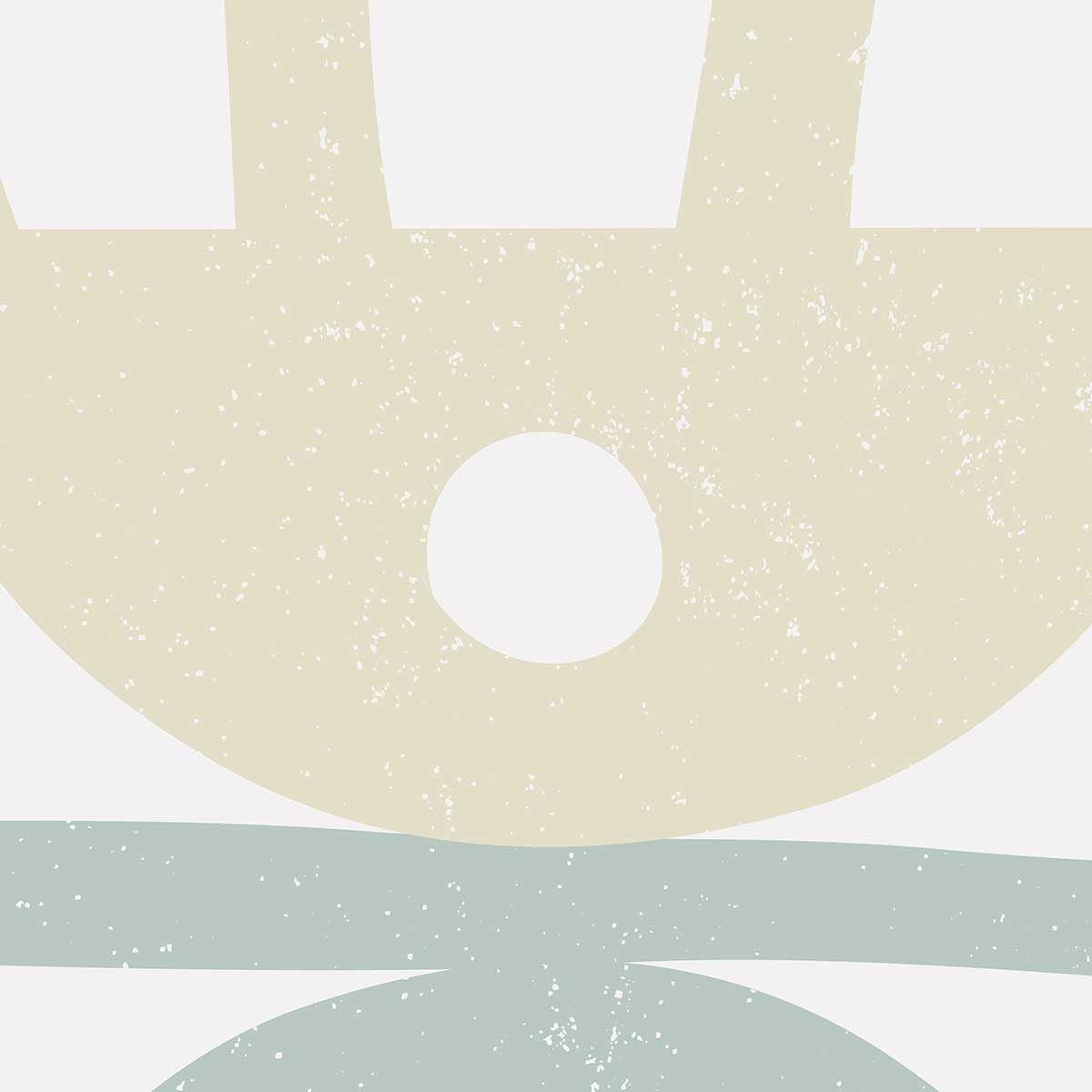 Tableau Affiche illustration brise d'été Tableau alu Dibond