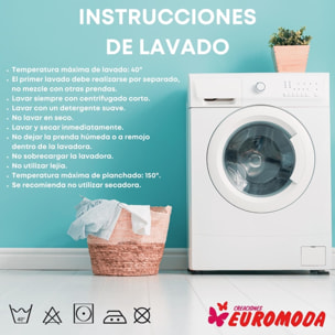 Icehome - Funda de Cojín Estampado - Con Cremallera - Sin relleno - 100% Algodón - Foraning