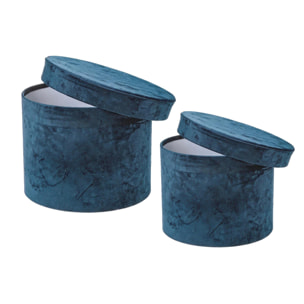 cappelliere 7x1- velluto - Pezzi 2 - BLU - Bianchi Dino SpA