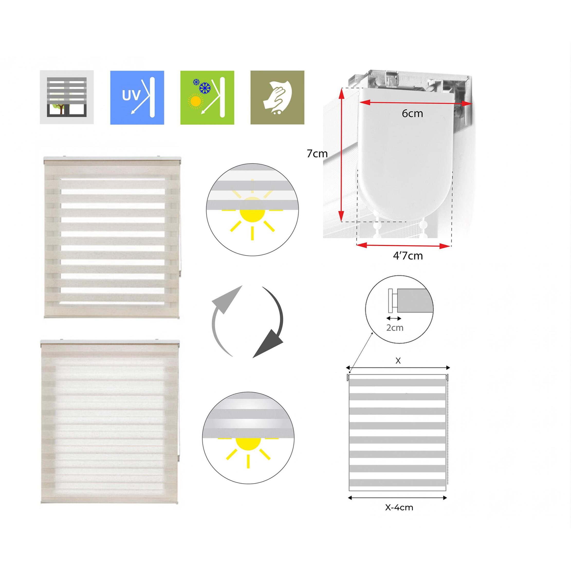Store enrouleur Polyester Translucide 150x180