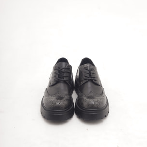 OXFORD SUOLA ALTA NERO