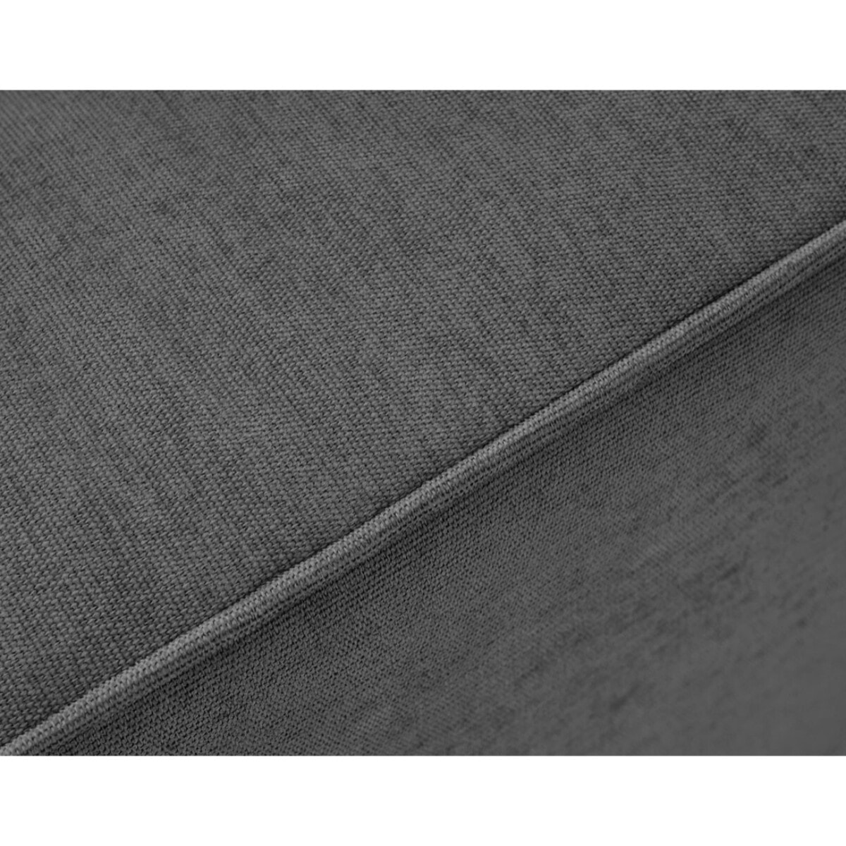 Topaze - canapé 3 places - convertible avec coffre - en tissu - Gris foncé