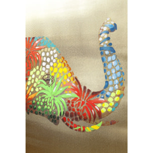 Tableau Touched éléphant ananas 120x90cm Kare Design