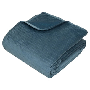 Dessus de lit Lilou bleu egéen 260x240cm