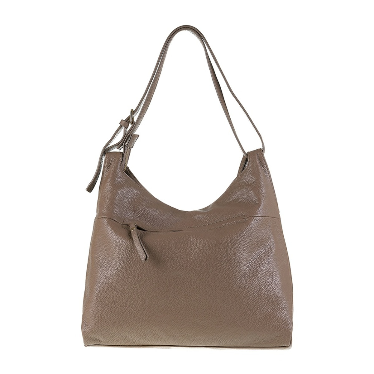 Borsa a spalla da donna Made in Italy - Modello Divina - 100% pelle - 36.0 x 31.0 x 12.0 cm