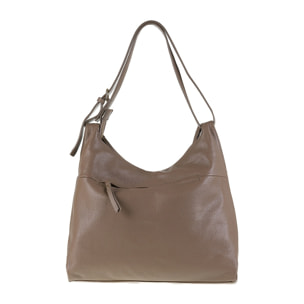 Borsa a spalla da donna Made in Italy - Modello Divina - 100% pelle - 36.0 x 31.0 x 12.0 cm