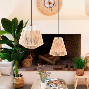 Lámpara de techo de suspensión de cuerda d30 h27