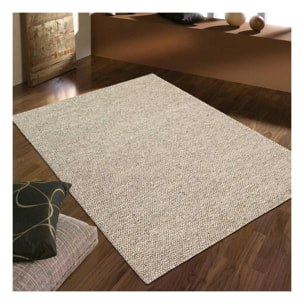 Tapis kilim fait main en laine motif uni BEBI