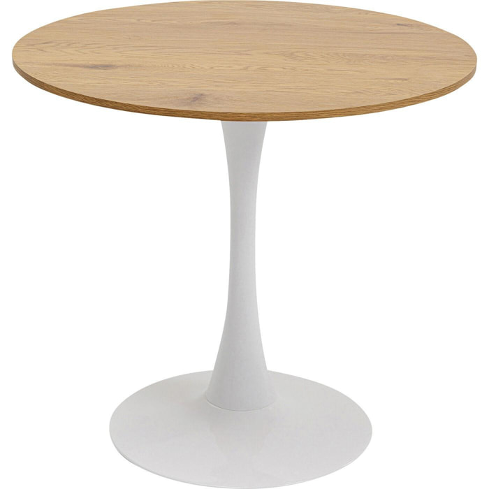 Table Schickeria chêne et blanche Kare Design