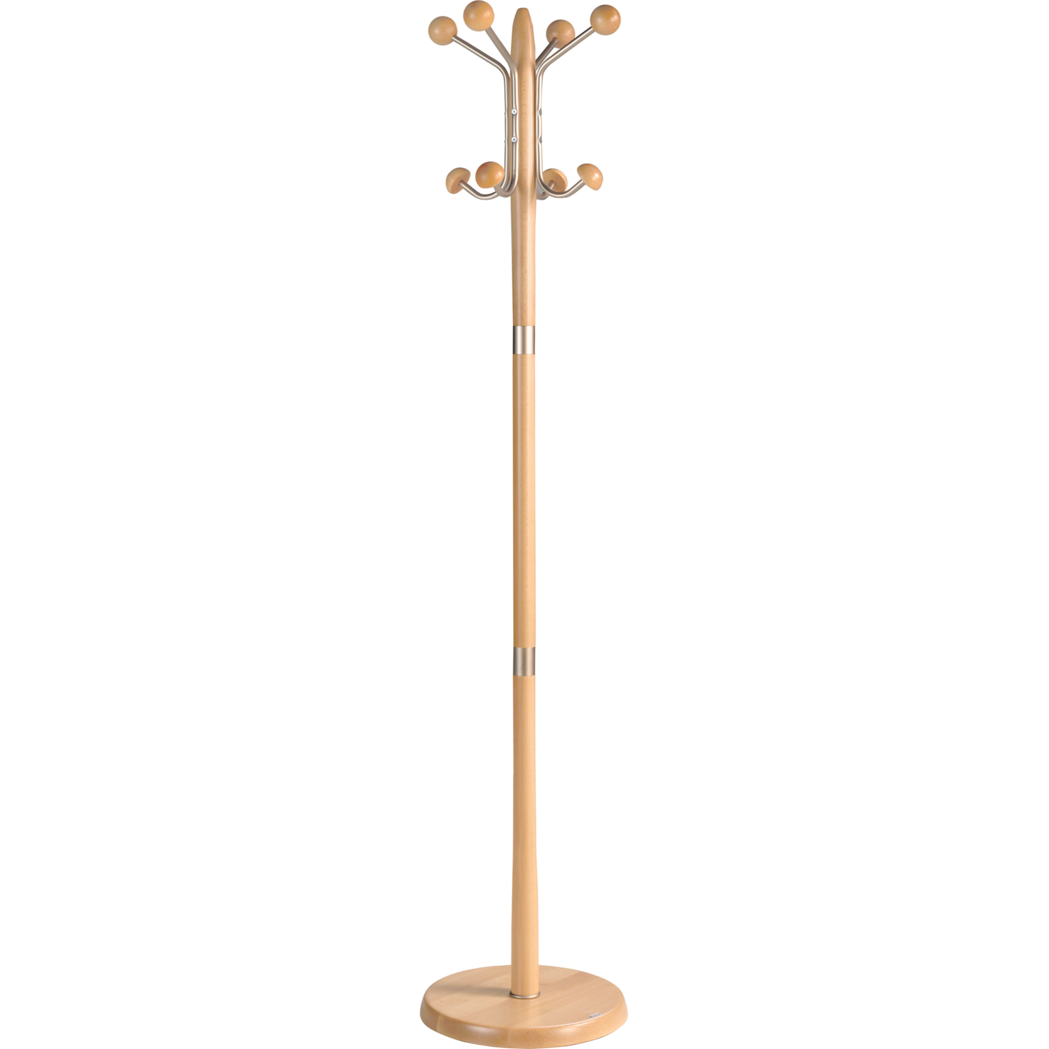 Perchero Menorca madera haya natural 180x37x37 cm