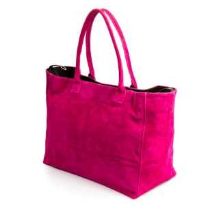Annagrazia Borsa Shopper Donna. Vera Pelle Camoscio