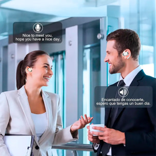 M57 bluetooth Aitranslate, reducción de ruido con traductor.